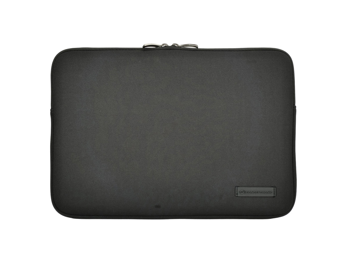 Conceptronic OBRIX01B Laptophülle 12", 12 Zoll Notebook-Schutzhülle, kompatibel mit iPad Pro 12,9", Surface Pro 9/8/X und 11,6–12" Chromebooks, hergestellt aus recycelten Materialien