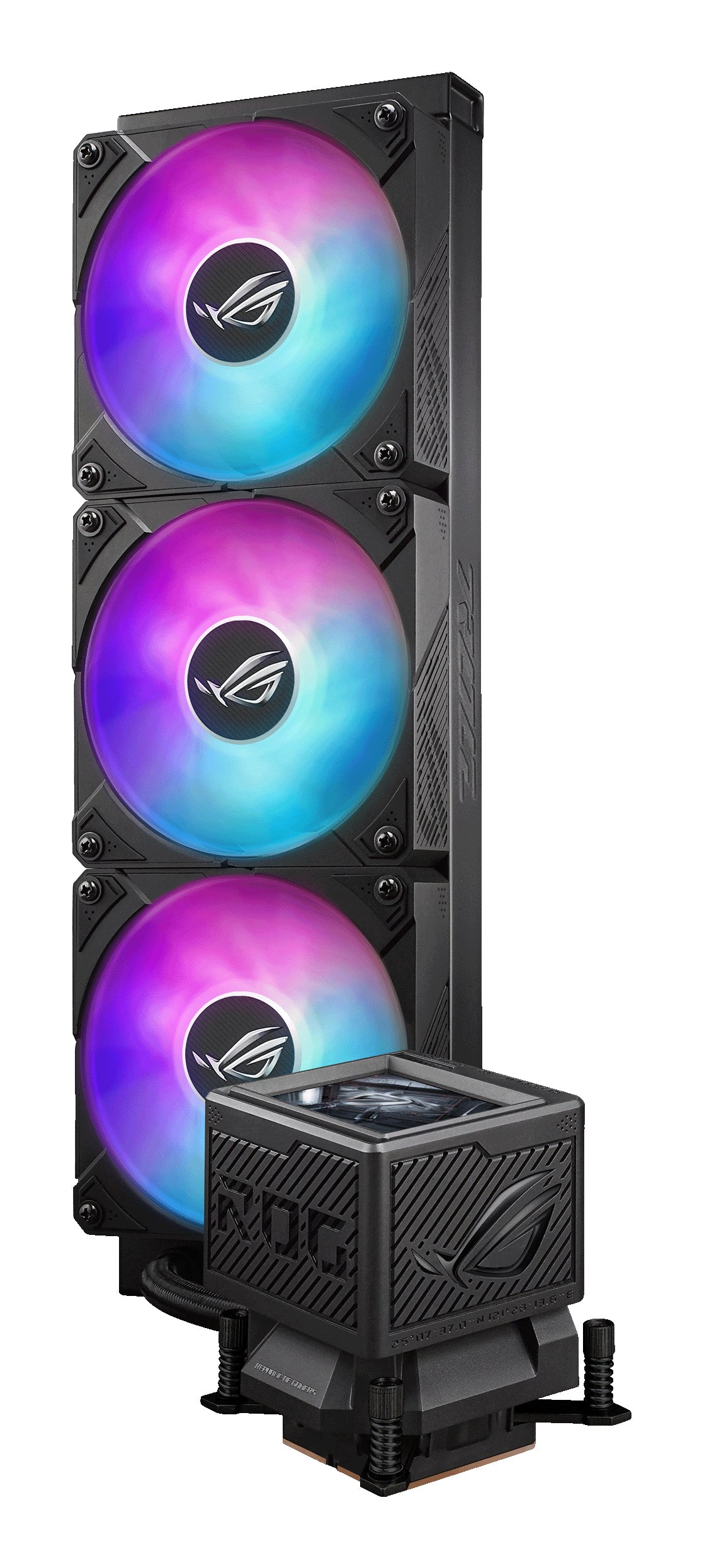 ASUS ROG Ryujin III 360 ARGB Extreme Computergehäuse All-in-One-Flüssigkeitskühler 12 cm Schwarz
