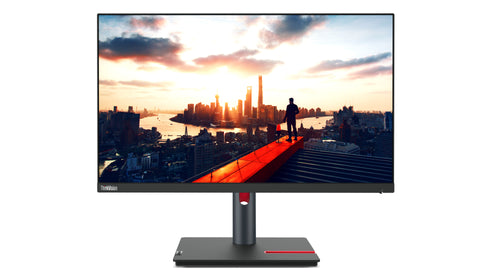 Lenovo 60,5cm/23,8" (2560x1440) ThinkVision P24h-30 QHD LED IPS 60Hz 4ms HDMI DP USB-C Pivot Black