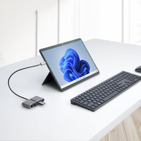 StarTech.com 3-Port USB-C Hub mit Ethernet - 3x USB-A - Gigabit Ethernet - Multi USB 3.0 5 Gbit/s - Thunderbolt 3 Adapter/Reiseadapter - 30cm Kabel - USB-C auf USB-A Splitter/Verteiler