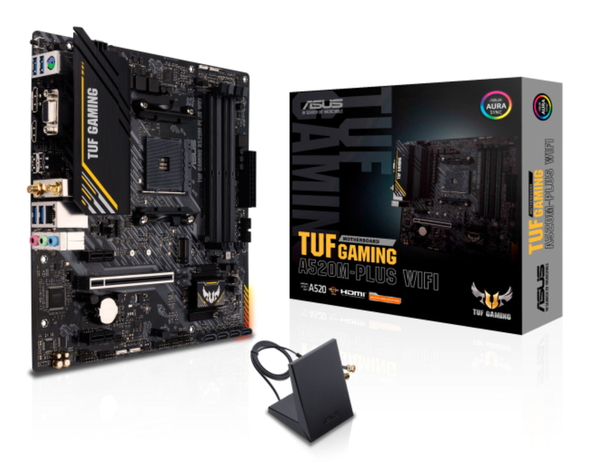 ASUS TUF GAMING A520M-PLUS WIFI AMD A520 Sockel AM4 micro ATX