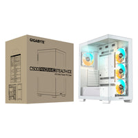 GIGABYTE C500 PANORAMIC STEALTH Midi Tower Weiß