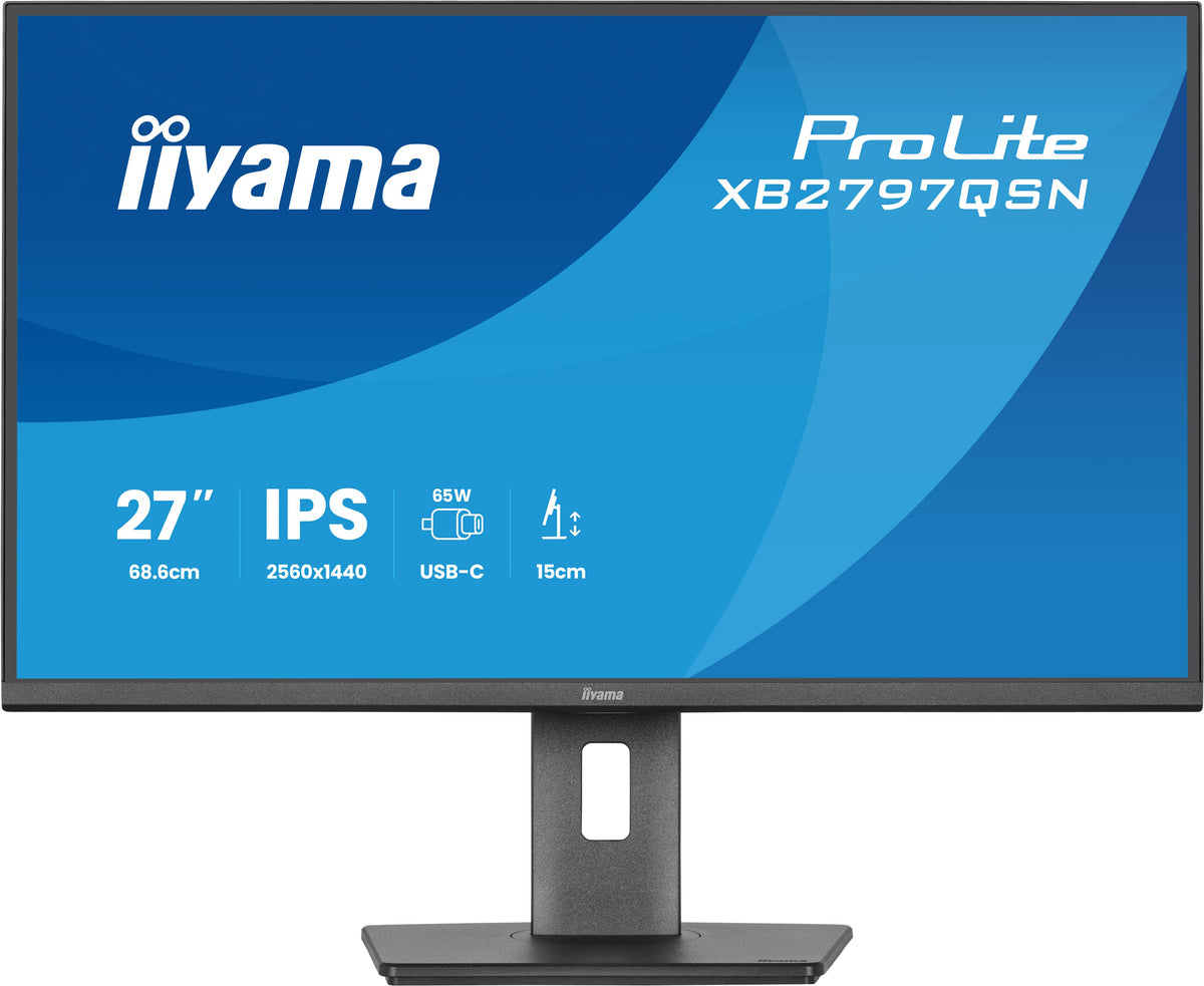 iiyama ProLite XB2797QSN-B1 Computerbildschirm 68,6 cm (27") 2560 x 1440 Pixel Quad HD LCD Schwarz
