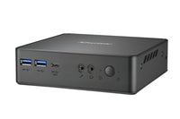 Shuttle XPC Nano PC NC40U, Intel Celeron 7305U, 1x HDMI, 1x DP,1xUSB-C/DP, 6x USB3.2, 1x 2.5" bay, 2x M.2, 1x LAN, RAID, 24/7 Dauerbetrieb, inkl. VESA & Stand