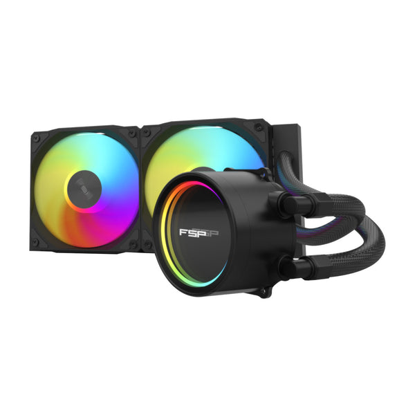 FSP AE24-B Prozessor All-in-One-Flüssigkeitskühler Schwarz ARGB