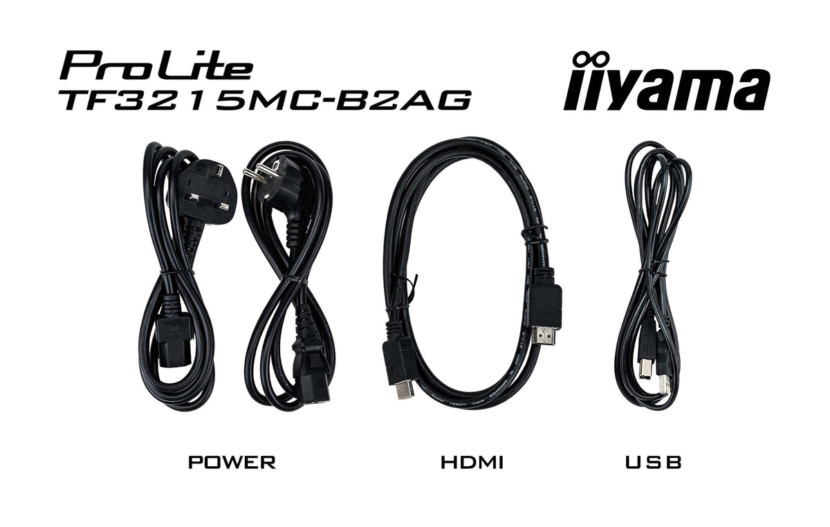 iiyama ProLite TF3215MC-B2AG Computerbildschirm 80 cm (31.5") 1920 x 1080 Pixel Full HD LED Touchscreen Kiosk Schwarz