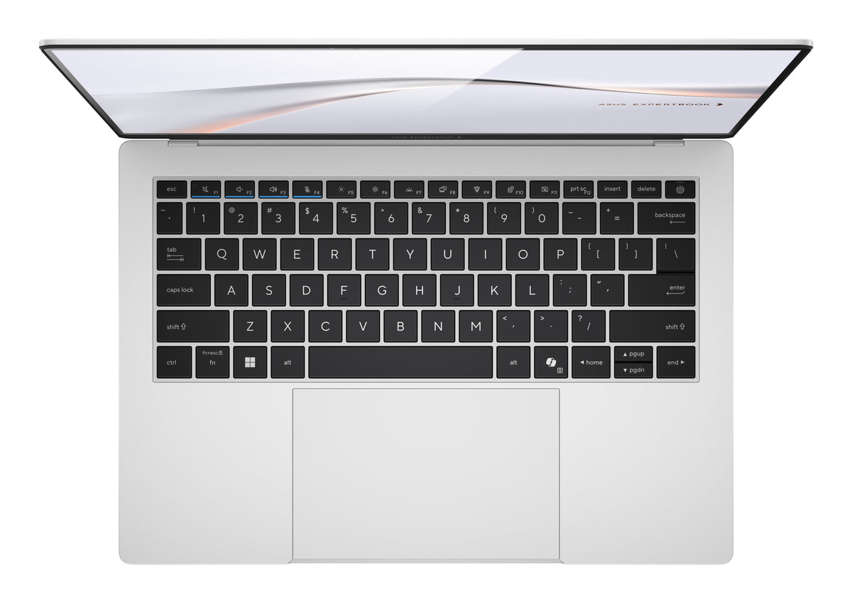 ASUS ExpertBook A7406CMA-U90152X Intel Core 7 350 Laptop 35,6 cm (14") WQXGA+ 16 GB LPDDR5x-SDRAM 512 GB SSD Wi-Fi 6E (802.11ax) Windows 11 Pro Silber QWERTZ Deutsch