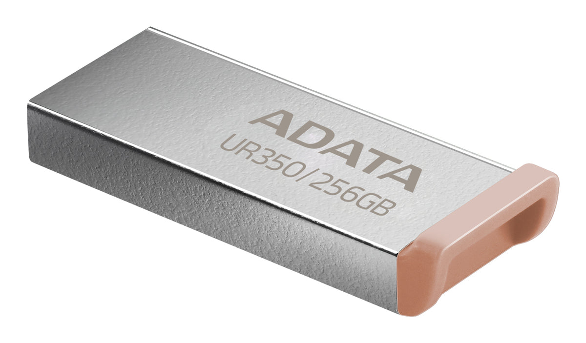 ADATA UR350 USB-Stick 256 GB USB Typ-A 3.2 Gen 1 (3.1 Gen 1) Braun, Edelstahl