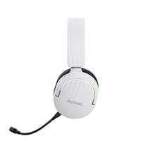 Trust GXT 491W FAYZO Kopfhörer Verkabelt & Kabellos Kopfband Gaming USB Typ-C Bluetooth Schwarz, Weiß