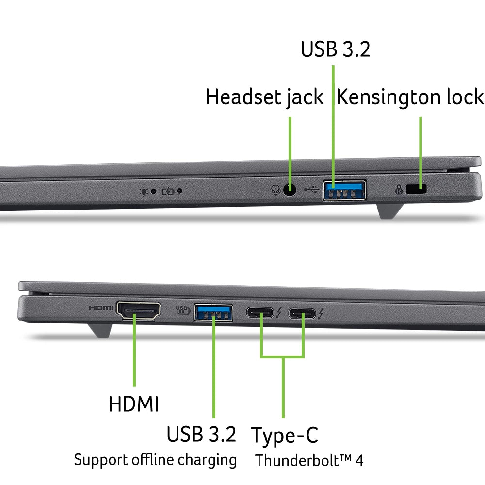 Acer Aspire 16 AI A16-I71M-735R A16-I71M Notebook