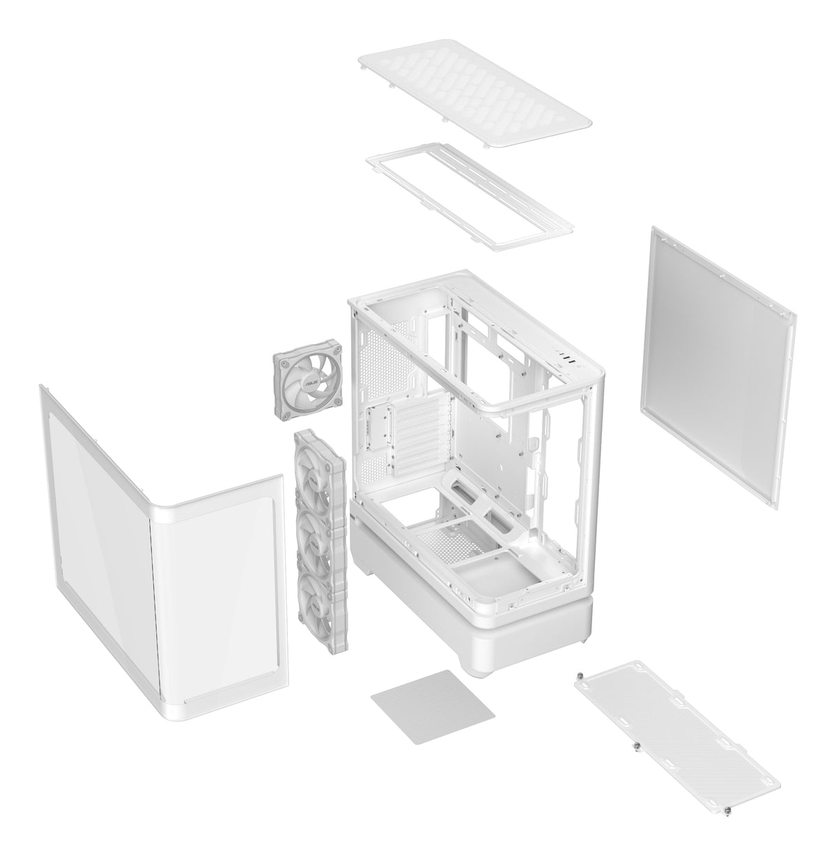ASUS PRIME AP304 TG ARGB WHITE Weiß