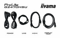 iiyama G-MASTER G2470HSU-B6 Computerbildschirm 60,5 cm (23.8") 1920 x 1080 Pixel Full HD LCD Schwarz