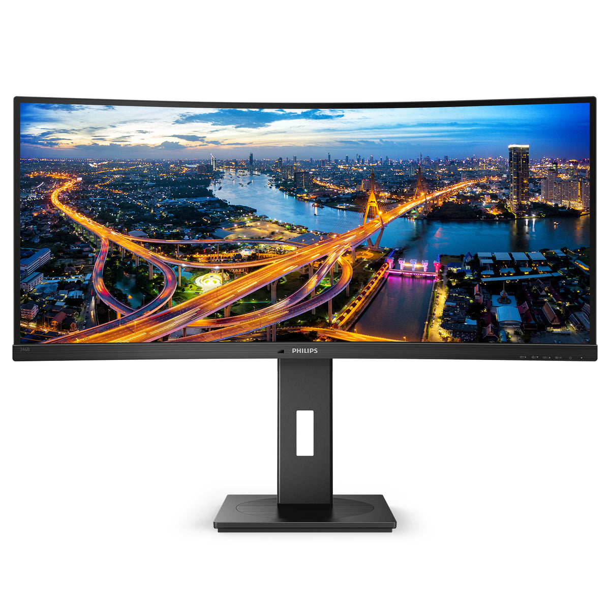 Philips B Line 346B1C/00 Computerbildschirm 86,4 cm (34") 3440 x 1440 Pixel Quad HD LCD Schwarz