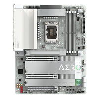 GIGABYTE Z890 AERO G Mainboard - Unterstützt Intel Core Ultra (Serie 2) CPUs, 16+1+2 Phasen VRM, bis zu 8800MHz DDR5 (OC), 1xPCIe 5.0 + 4xPCIe 4.0, Wi-Fi 7, 2.5GbE LAN, Thunderbolt 4