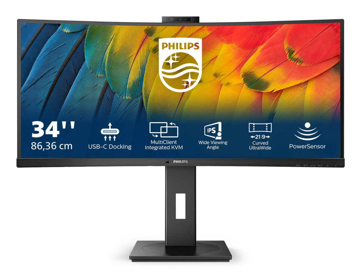 Philips 5000 series 34B1U5600CH/00 Computerbildschirm 86,4 cm (34") 3440 x 1440 Pixel Wide Quad HD LCD Schwarz
