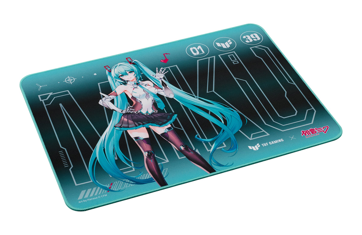 ASUS TUF Gaming P1 Hatsune Miku Edition Gaming-Mauspad Türkis