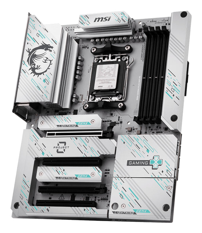 MSI B850 GAMING PLUS WIFI PZ Motherboard AMD B850 Sockel AM5 ATX