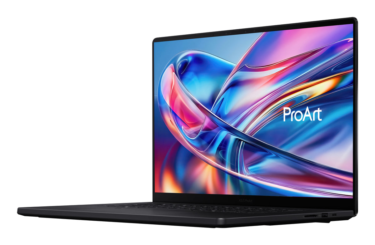 ASUS ProArt P16 H7606WX-SE090X AMD Ryzen AI 9 HX 370 Laptop 40,6 cm (16") Touchscreen WQUXGA 64 GB LPDDR5x-SDRAM 2 TB SSD NVIDIA GeForce RTX 5090 Laptop-GPU Wi-Fi 7 (802.11be) Windows 11 Pro Schwarz
