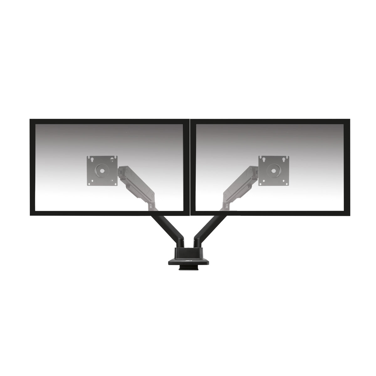 ACT Monitor-Tischhalterung mit Gasdruckfeder, 2 Bildschirme bis zu 32", VESA