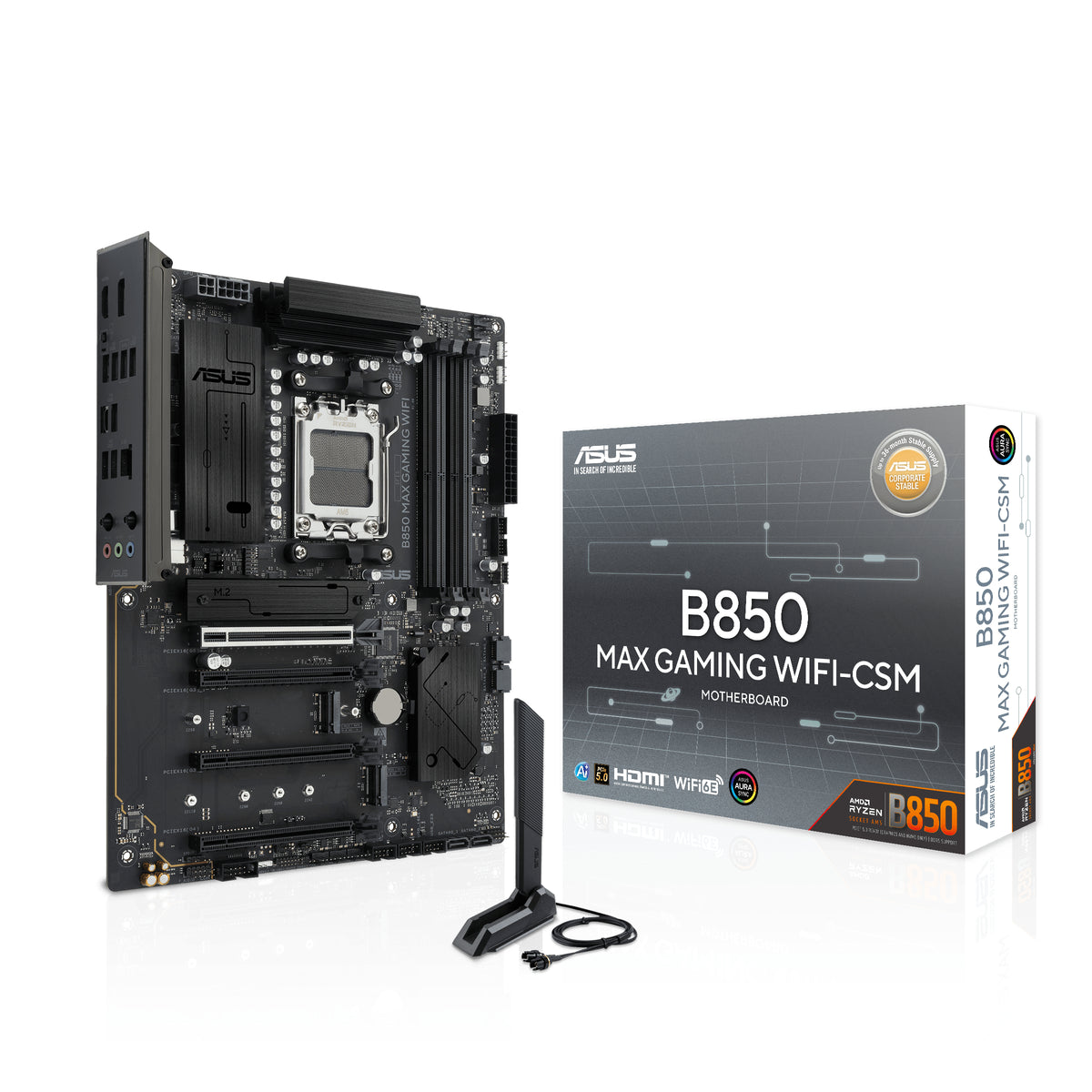 ASUS B850 MAX GAMING WIFI AMD B850 Sockel AM5 ATX