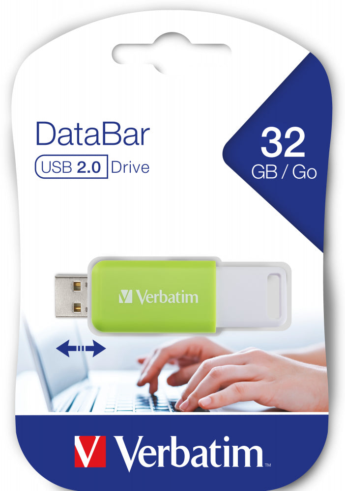 Verbatim V DataBar USB-Stick 32 GB USB Typ-A 2.0 Grün