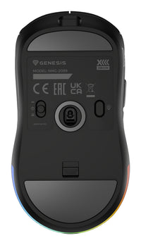 GENESIS Zircon XIII Maus Gaming Beidhändig RF Wireless + USB Type-C Optisch 26000 DPI