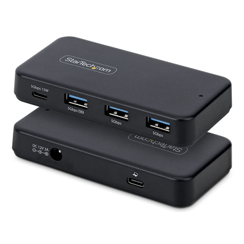 StarTech STARTECH.COM 4-Port USB-C und USB-A Hub 5Gbps Eigenstromversorgung 2-in-1 Hostkabel 1x 3x