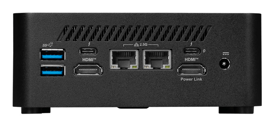 MSI Cubi NUC AI 1UMG-022AT Intel Core Ultra 7 155H 16 GB DDR5-SDRAM 1 TB SSD Windows 11 Pro Mini-PC Schwarz