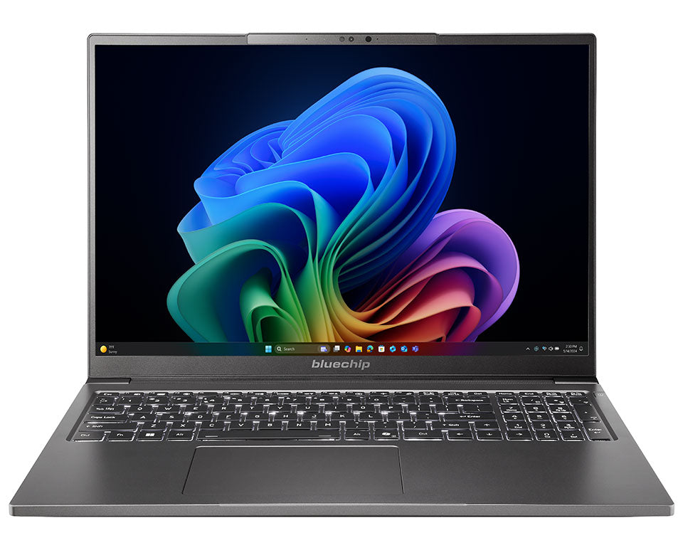 bluechip TRAVELline U16W1, Copilot+ PC Intel® Core™ Ultra 7 Prozessor 258V / bis zu 4.80 GHz, Windows 11 Pro NextGen, 16" non-glare IPS Panel, 1.920 x 1.200, 32 GB LPDDR5X, 500 GB NVMe SSD, Intel® Wi-Fi 7 BE201 2×2, Bluetooth 5.3, Intel® Arc™ Grafik,…
