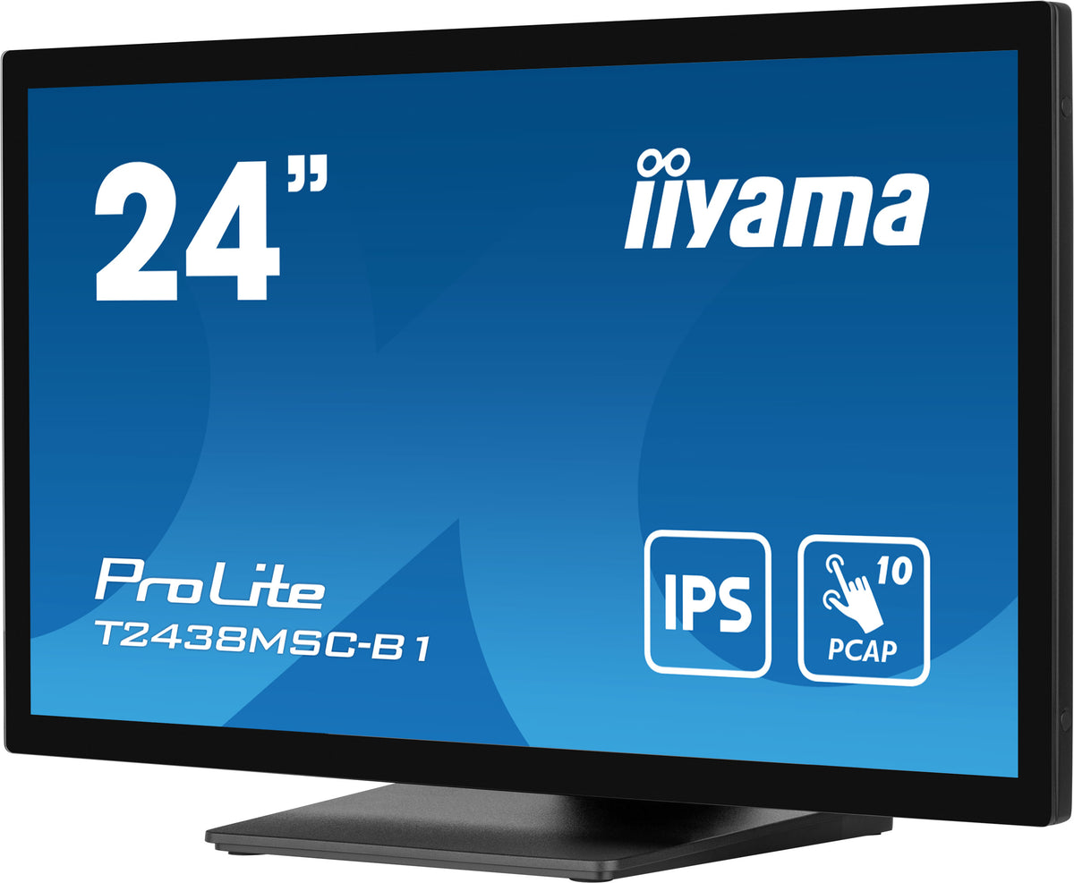 iiyama ProLite T2438MSC-B1 Computerbildschirm 60,5 cm (23.8") 1920 x 1080 Pixel Full HD LED Touchscreen Schwarz