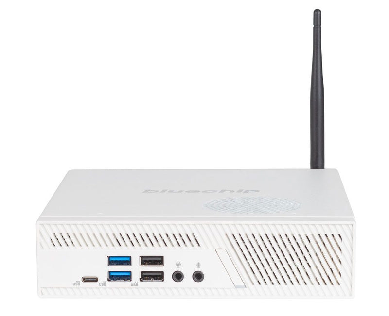 bluechip BUSINESSline S3137 *white* Intel® Core™ i3 Prozessor 14100 / bis zu 4.70 GHz, Windows 11 Pro, Intel® B760, 8 GB DDR5, 500 GB NVMe SSD, Intel® Wi-Fi 6E AX211, Bluetooth 5.3, Gigabit Ethernet, Intel® UHD Grafik
