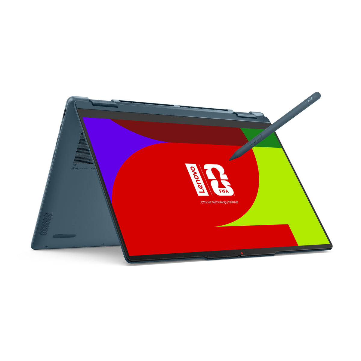 Lenovo Yoga 7 2-in-1 14AGP11 Copilot+ PC AMD Ryzen AI 7 445 Hybrid (2-in-1) 35,6 cm (14") Touchscreen 2.8K 16 GB LPDDR5x-SDRAM 512 GB SSD Wi-Fi 7 (802.11be) Windows 11 Home Türkis Deutsch
