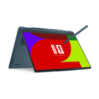 Lenovo Yoga 7 2-in-1 14AGP11 Copilot+ PC AMD Ryzen AI 7 445 Hybrid (2-in-1) 35,6 cm (14") Touchscreen 2.8K 16 GB LPDDR5x-SDRAM 512 GB SSD Wi-Fi 7 (802.11be) Windows 11 Home Türkis Deutsch