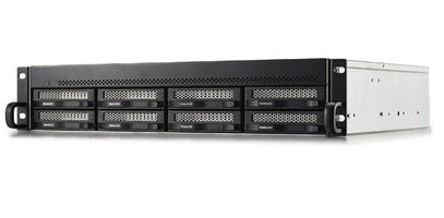 TerraMaster U8-500 PLUS NAS & Storage Server Rack (2U) Intel® Core™ i7 16 GB DDR5 0 TB Black