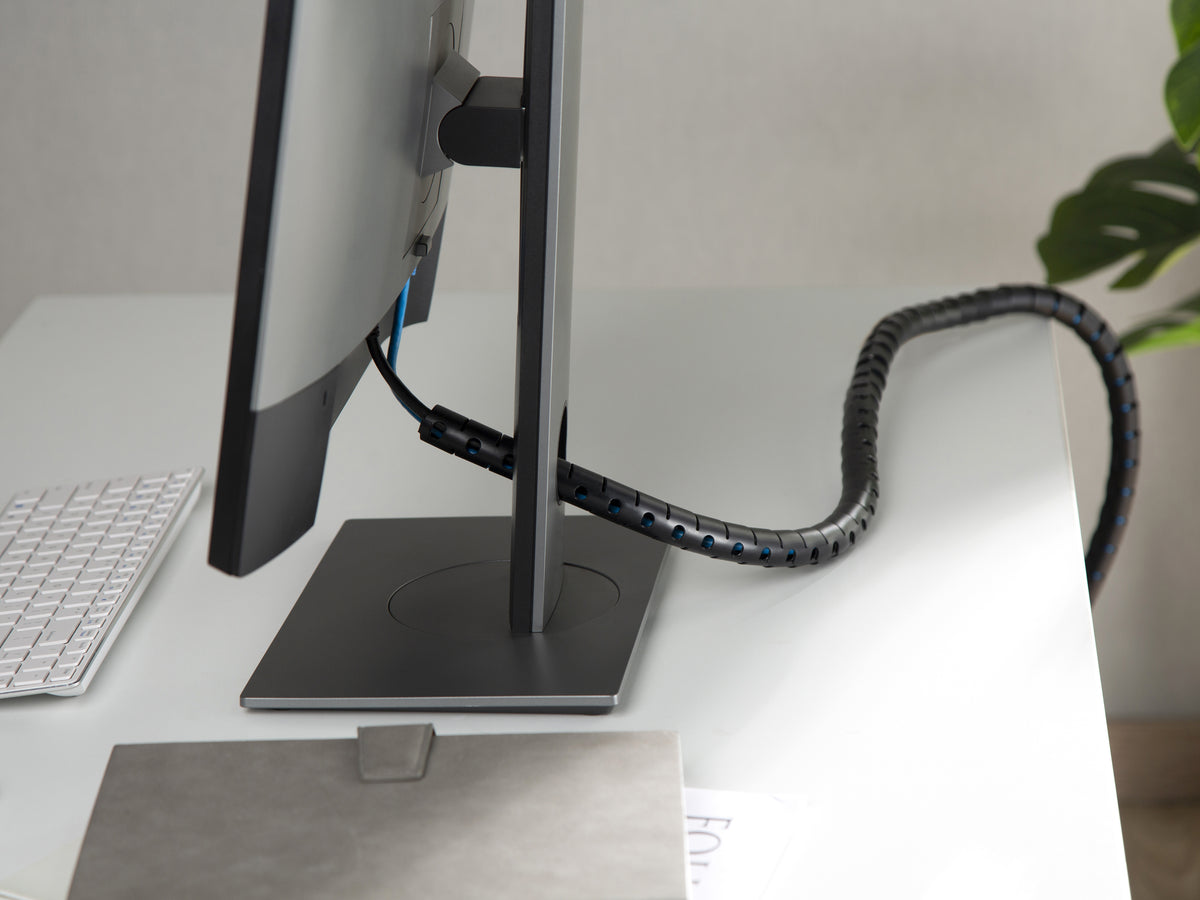 Equip Spiralkabelschlauchhülse, 2,5 m, Schwarz