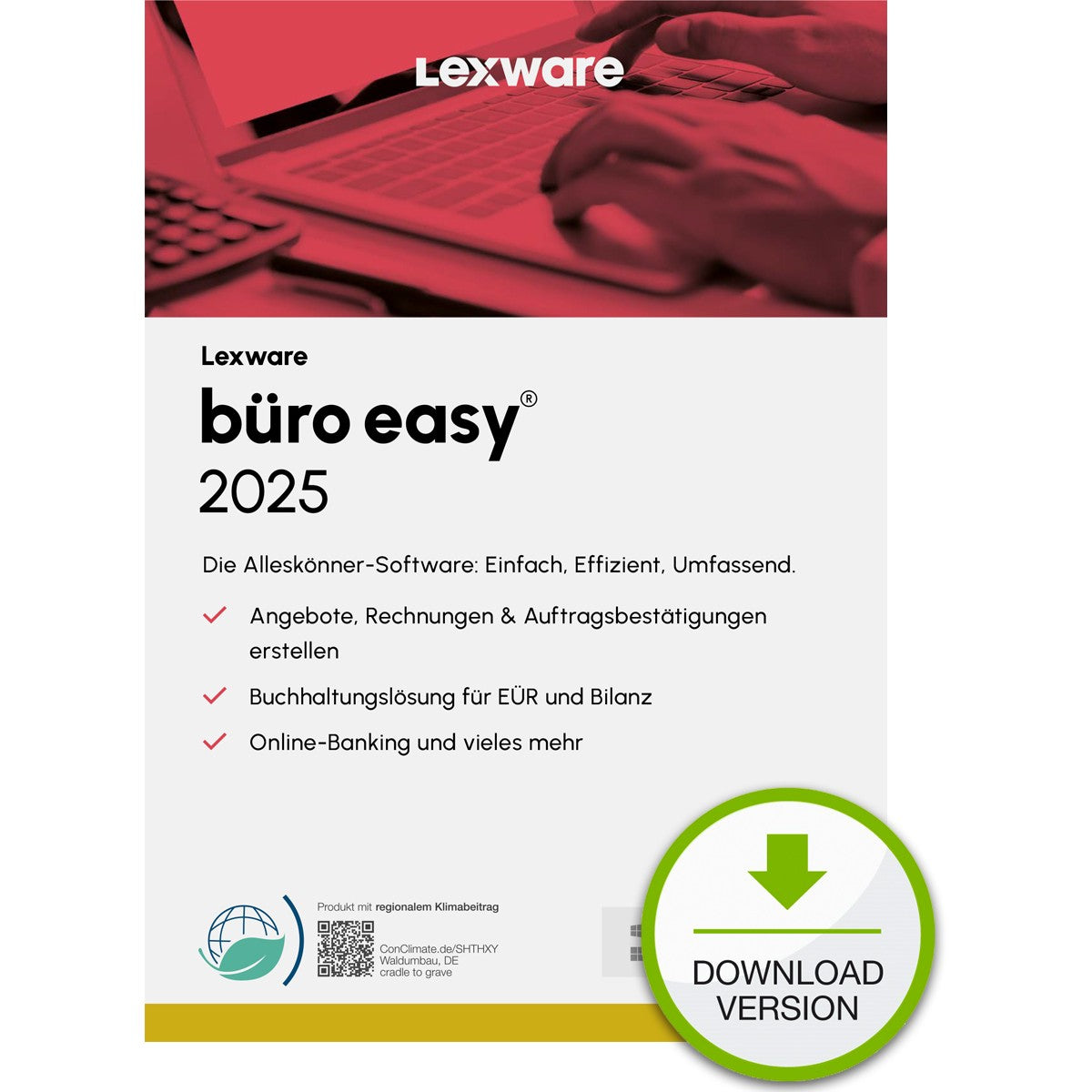 Lexware Büro Easy 2025 - 1 Device. ABO - ESD -DownloadESD