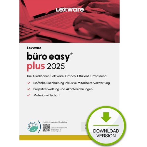 Lexware Büro Easy Plus 2025 - 1 Device. ABO - ESD -DownloadESD