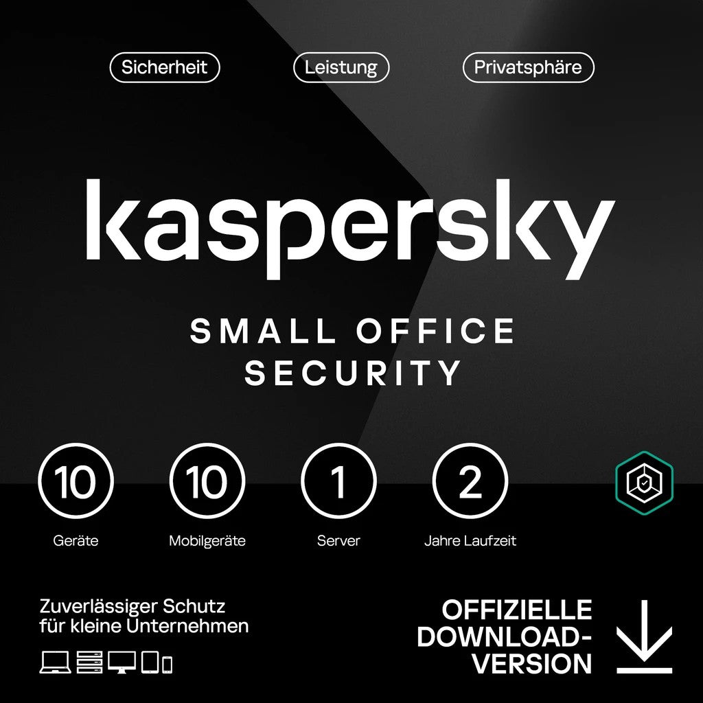 Kaspersky Small Office Security - 10 User. 2 Years - Base - ESD-DownloadESD