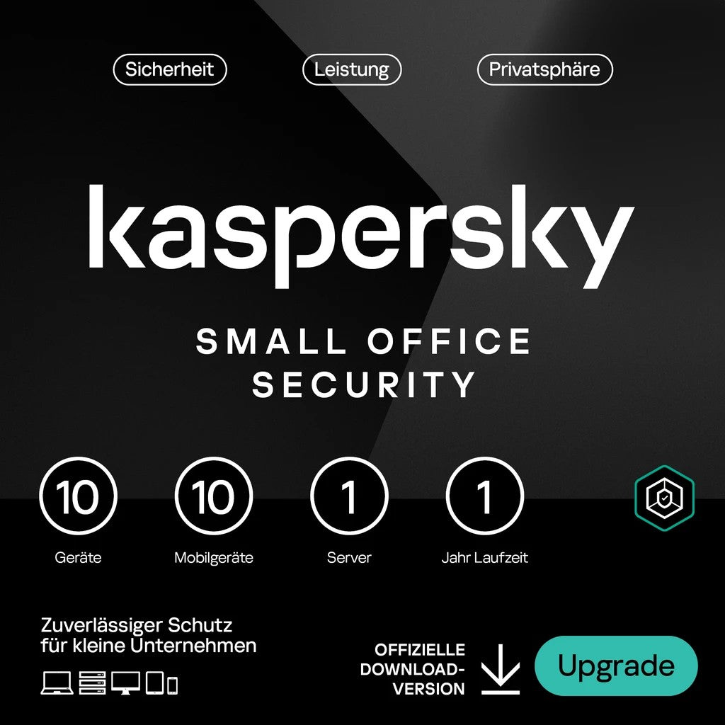 Kaspersky Small Office Security - 10 User. 1 Year - Renewal - ESD-DownloadESD