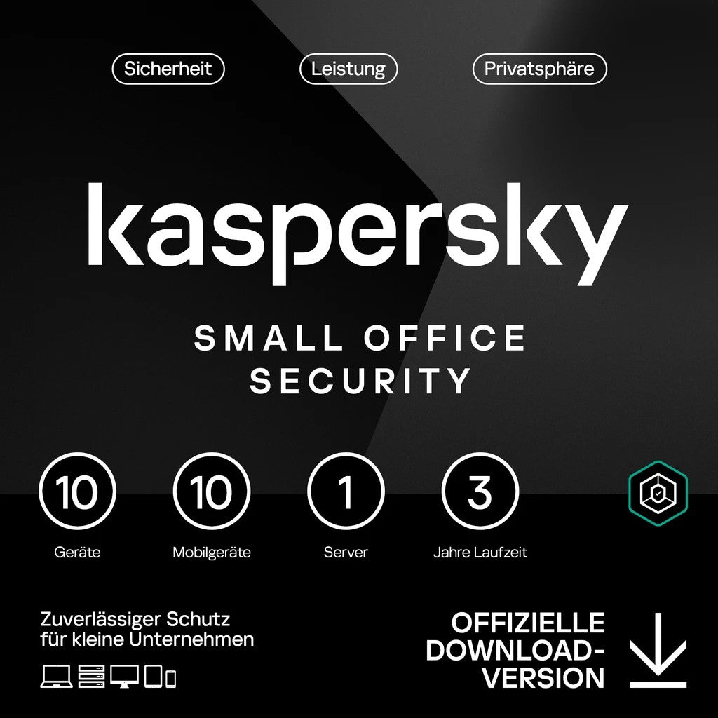 Kaspersky Small Office Security - 10 User. 3 Years - Base - ESD-DownloadESD