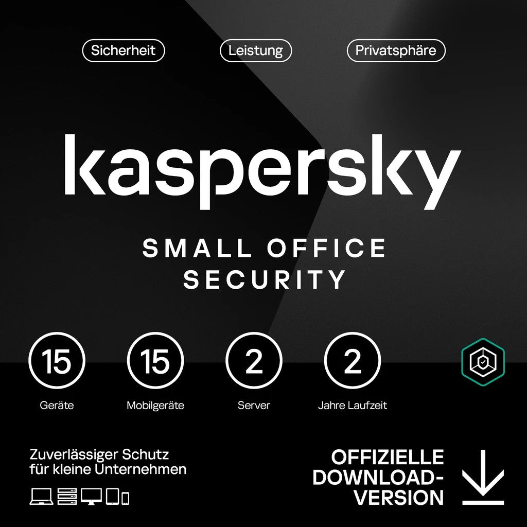 Kaspersky Small Office Security - 15 User. 2 Years - Base - ESD-DownloadESD