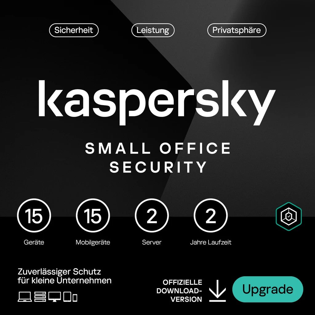 Kaspersky Small Office Security - 15 User. 2 Years - Renewal - ESD-DownloadESD