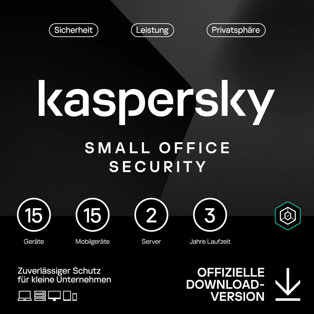 Kaspersky Small Office Security - 15 User. 3 Years - Base - ESD-DownloadESD