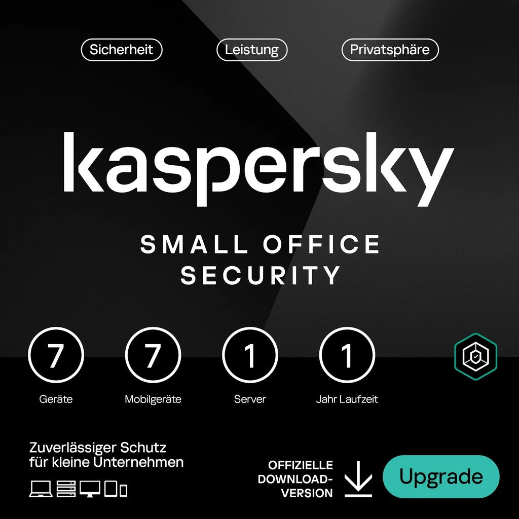 Kaspersky Small Office Security - 7 User. 1 Year - Renewal - ESD-DownloadESD