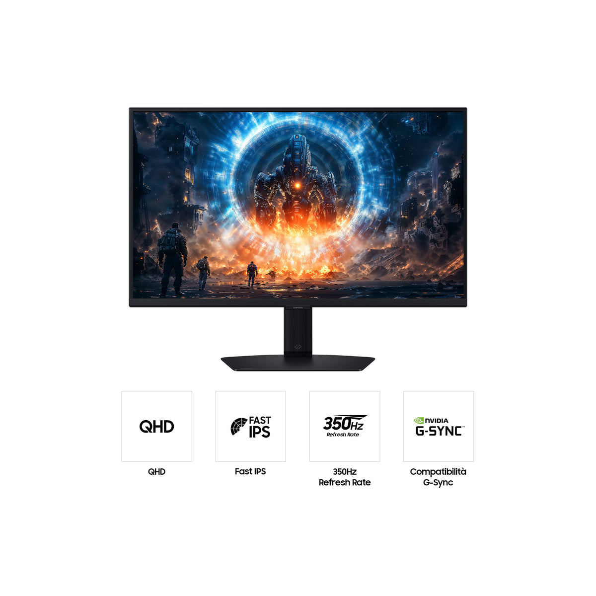Samsung G60F Computerbildschirm 68,6 cm (27") 2560 x 1440 Pixel Quad HD LCD Schwarz