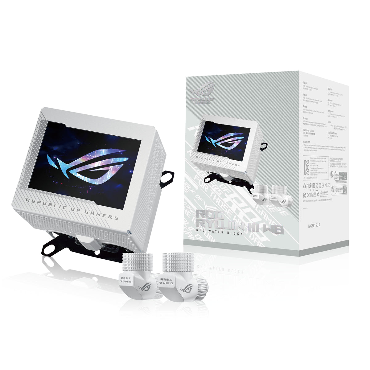 ASUS ROG RYUJIN III WB White Edition Wasserblock