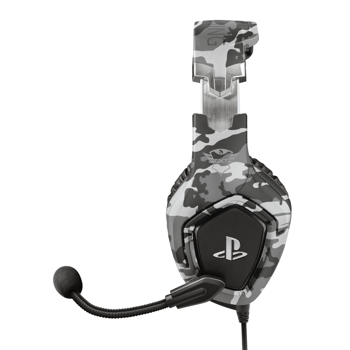 Trust GXT 488 Forze PS4 Kopfhörer Kabelgebunden Kopfband Gaming Schwarz, Grau