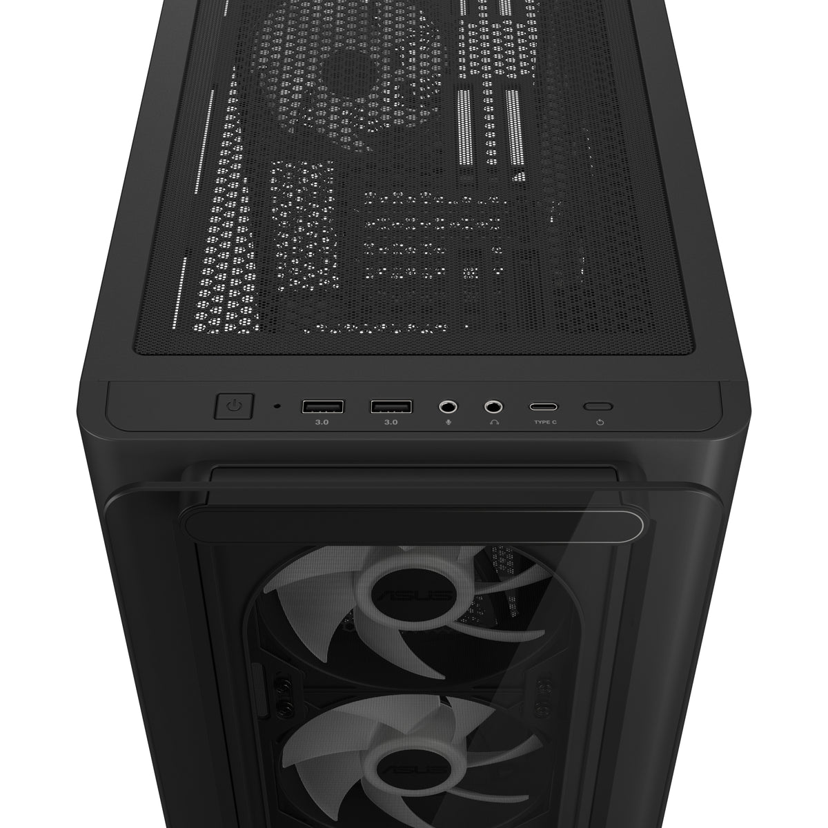ASUS A23 PLUS TG ARGB BLACK Micro Tower Schwarz