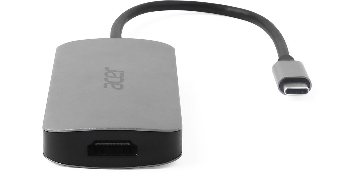 Acer 7in1 Type C Dongle Kabelgebunden USB 3.2 Gen 1 (3.1 Gen 1) Type-C Silber