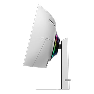 Samsung G93SC Computerbildschirm 124,5 cm (49") 5120 x 1440 Pixel Dual QHD OLED Silber